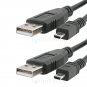 2x USB Cable Cord UC-E6 for Nikon Coolpix P50 S520 S230 S220