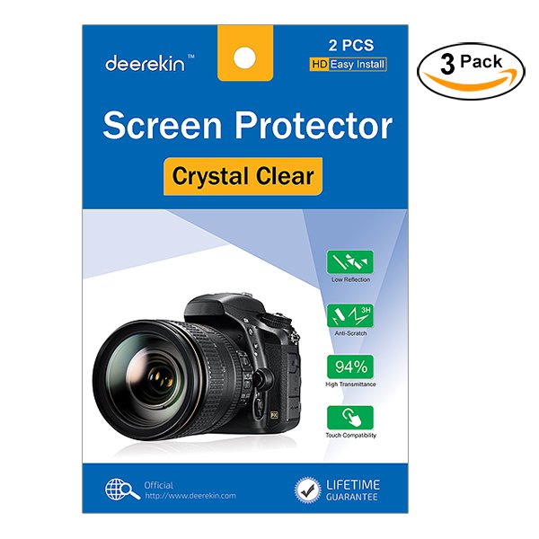6X Clear LCD Screen Protector Film for Sony Alpha a6300 a6000 a5100 a5000 a3000