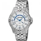 Wenger Men's Squadron White Dial Dual Time Watch 77079