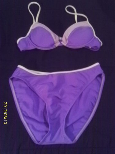 (Size 34B top/M bottom) Victoria's Secret purple/lilac bikini - free shipping