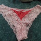 (size S) Victoria's Secret pink Cheekini panty