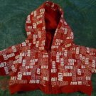 Build-a-bear red-white Aeropostale hoodie