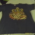 (M) Ed Hardy men distressed t-shirt - bluish/greyish color