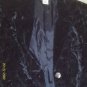 (Sz 6) PAOLO SANTINI black rayon/silk blazer w/split at bk & buttons at sleeves