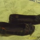 (8) Ladies Rocket Dog green plaid shoes