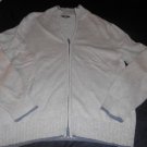 Men Size (L) APT 9 wheat color zipper-front sweater