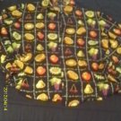 (12) Ladies Ishyu silk "Fruity" Long sleeves button front shirt
