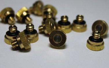 Brass Misting Nozzles with Stainless steel orifice multiple Sizes