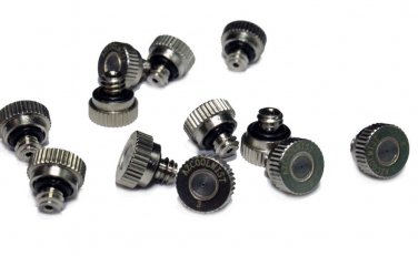 AZCOOLMIST Nickle Plated Mist Nozzles 10 Pack .016 /.4mm Orifice 10/24 thread