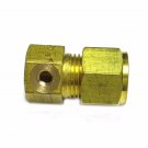 3/8 Brass end connector with 10/24 threaded port
