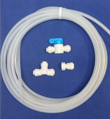 Refrigerator Connection and Ice Maker Kit for Reverse Osmosis Water Systems 1/4"