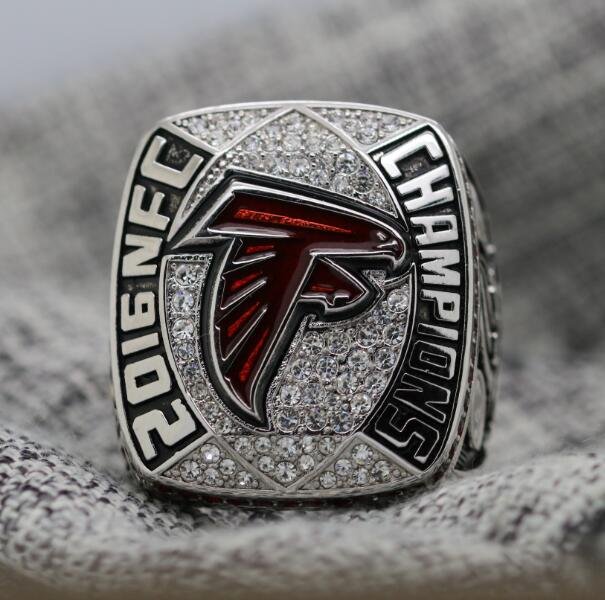 2016 Atlanta Falcons NFC Championship Ring 8-14 Size solid