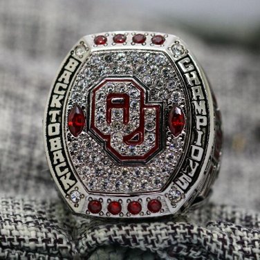 NCAA 2016 Oklahoma Sooners Big 12 National Football Championship Ring 8 ...