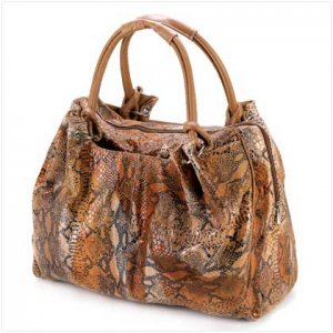 SNAKE SKIN PRINTED BAG