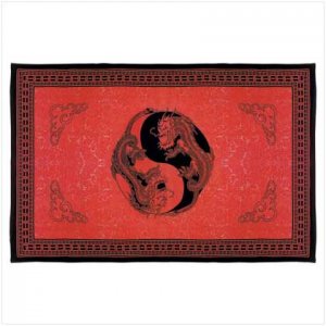 Dragon Red Bed Sheet