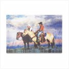 Cowboys Canvas Art Print