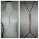 Spine Bodychain Gold Body Chain