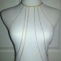 SEXY New Gold 6 Layer Bodychain Body Chain Jewelry Harness Summer Swim Bikini