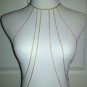 SEXY New Gold 6 Layer Bodychain Body Chain Jewelry Harness Summer Swim Bikini