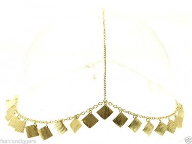 TRIANGLE Headpiece Gypsy Summer 2013 Wedding Head Chain Hair Jewelry Coachella
