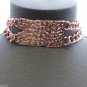 New Bar Collar Choker Hammered Metal Rose Gold Silver Celebrity Hip Hop Necklace