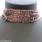 New Bar Collar Choker Hammered Metal Rose Gold Silver Celebrity Hip Hop Necklace