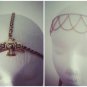 Gold THUNDERBIRD Native Headpiece Head Piece Chain Fringe Wedding Hair Jewelry
