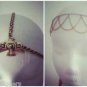 Gold THUNDERBIRD Native Headpiece Head Piece Chain Fringe Wedding Hair Jewelry