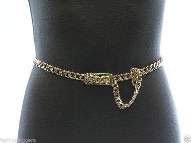 Vintage Inspired Runway Chain Avant Garde Full Belt Heavy Metal Necklace New