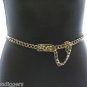 Vintage Inspired Runway Chain Avant Garde Full Belt Heavy Metal Necklace New