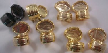 Trendy Blogger ARTY Moon Oval Stone Gunmetal Gold Rings 6 7 8 9 10 + Lot Deals