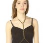 Spine Twisted Thick Pop Chain Bodychain Body Chain Jewelry Gold Silver Necklace