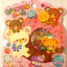 Mind Wave Japan Bears In Holiday Kawaii Sticker Flake Sack