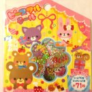 Mind Wave Japan Scented Biscuit Bear Kawaii Sticker Flake Sack