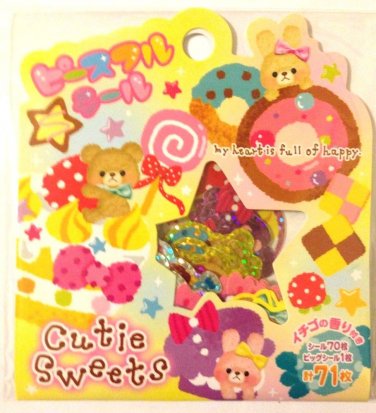 Mind Wave Japan Scented Cutie Sweets Kawaii Sticker Flake Sack
