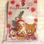 Authentic San-X Korilakkuma Strawberry Charm Keychain Pull- Kawaii
