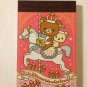 San-X Rilakkuma Wonderland Red 10th Anniversary Kawaii Mini Memo Pad