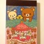 San-X Rilakkuma Wonderland Carousel 10th Anniversary Kawaii Mini Memo Pad