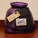 Davis Double Locking Velcro Bell Boots - Metalic Glitter Purple - Size: Large