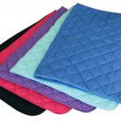 Navy Blue Economy Quilted Saddle Pad Square 32 by 32