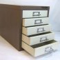 Bisley 5 Table Desk Top Office Filing Cabinet