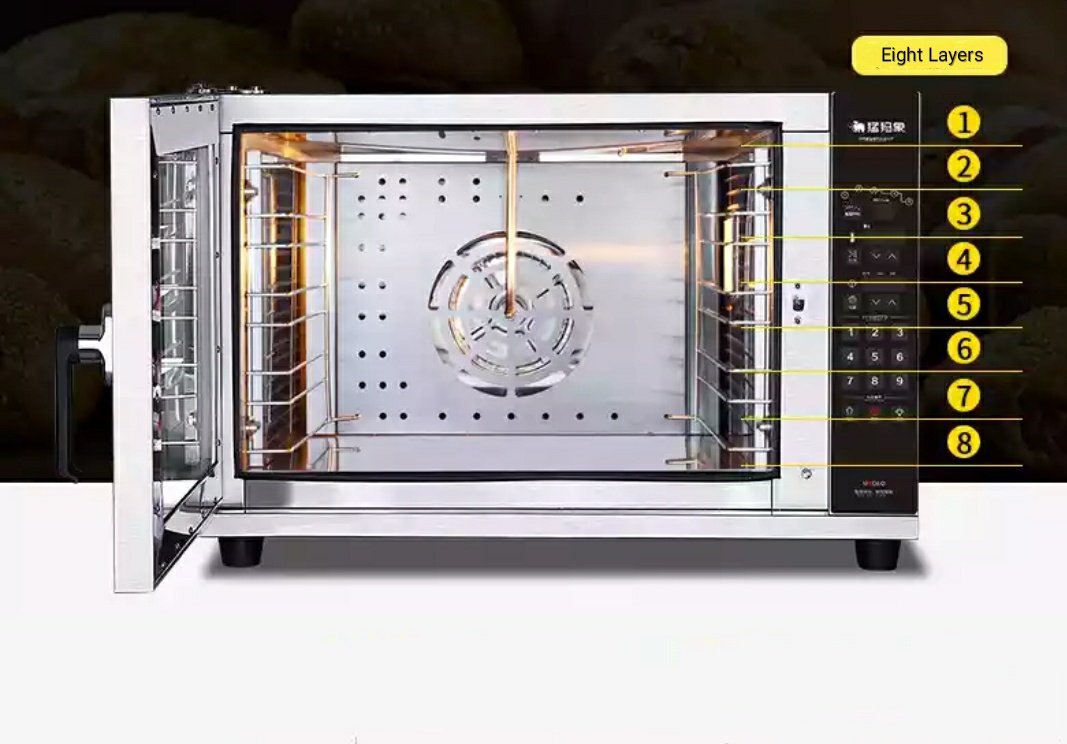 Commercial Convection Oven, 8 Trays CONVECTION OVEN