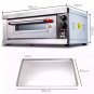 Electric Deck Oven - 1 Deck 1 Tray (400x600 mm) Stainless Steel Deck Oven