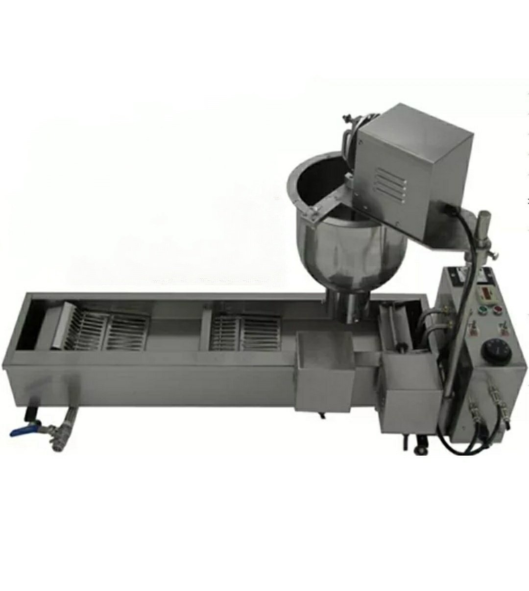 Donut Machine - Commercial Donuts Maker - Working Oil Tank 31.88*4.73*2.87 in. - Mini Donuts Machine