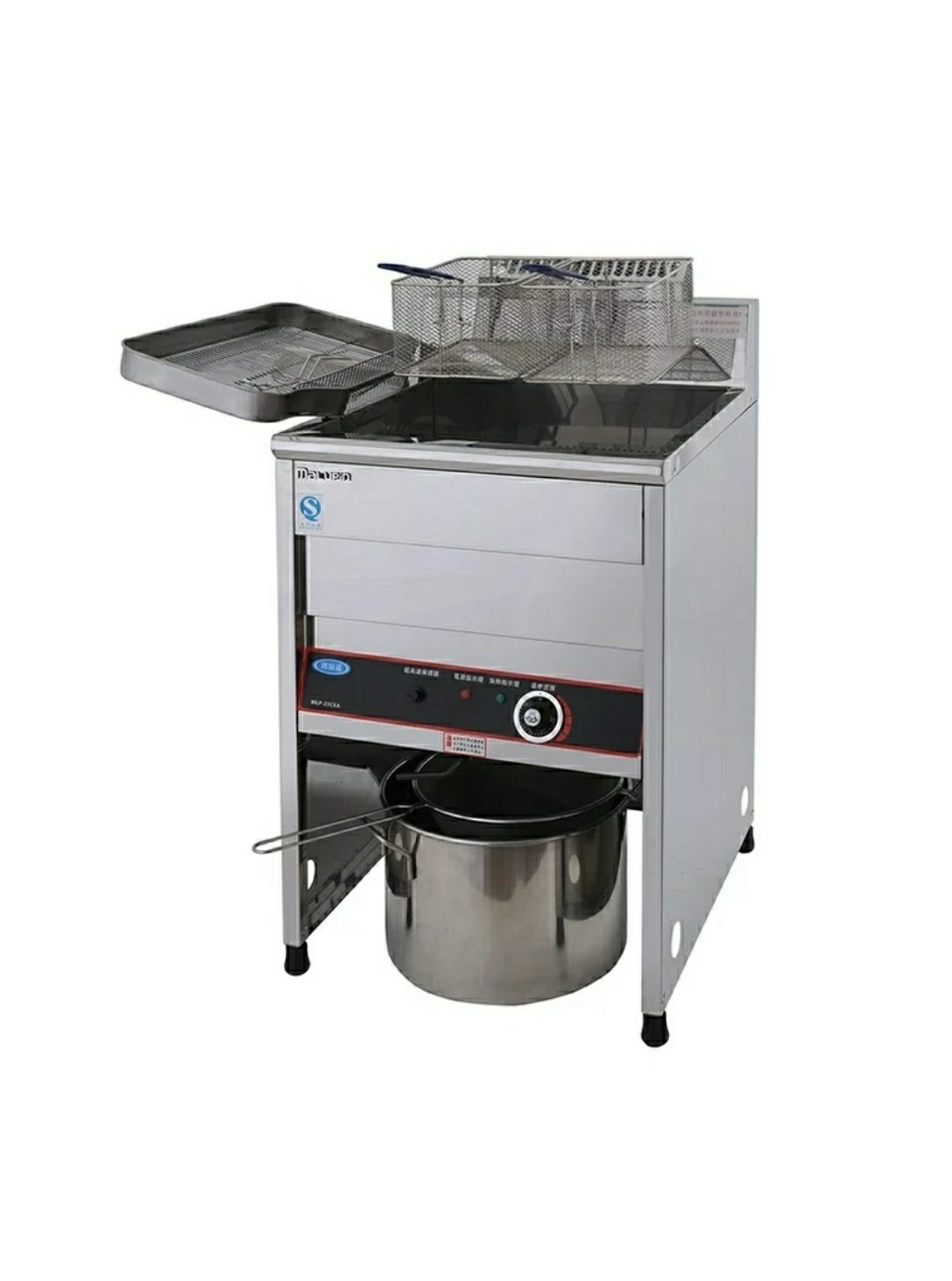 Fryer LPG Stainless Steel Commercial Gas Fryer 40L Oil Tank Capacity