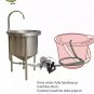 Rice Washer - Commercial Rice Washer 500kg/H Automatic with Hydrostatic Pressure Pump for Restaurant