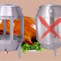 Roast Duck Oven - Chicken Rotisserie/ goose/ beef Charcoal with thermometers Stainless Steel