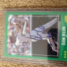 Glenn Wilson Signed 88 Score
