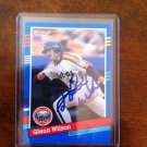Glenn Wilson Signed 91 Donruss