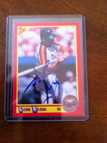 Glenn Wilson Signed 90 Score